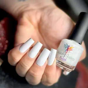 Whiteout | A Two-Coat White Nail Polish by Drunk Fairy Polish