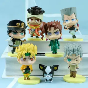 Anime JoJo's Bizarre Adventure Action Figures Cute Dio Brando Figurine Kawaii Stardust Crusaders PVC Model For Birthday GIft