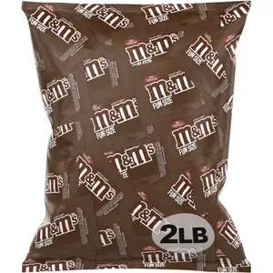 M&M's Milk Chocolate Candies (2Lb) Individually Wrapped Fun Size Bulk - Perfect for Sharing and Snacking