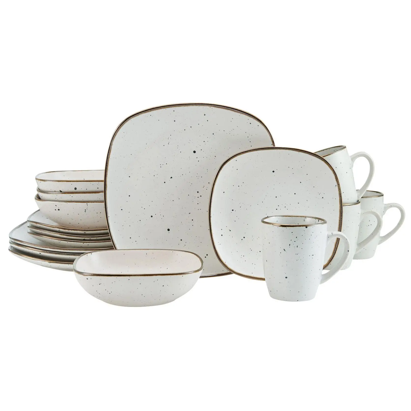 Pfaltzgraff Decker White 16-Piece Dinnerware Set Pfaltzgraff Decker White 16-Piece Dinnerware Set