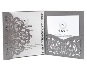 Laser Cut Invitation Cards, European & Western Style | Hotel Supplies, Business Invitations, Wedding Greeting Cards