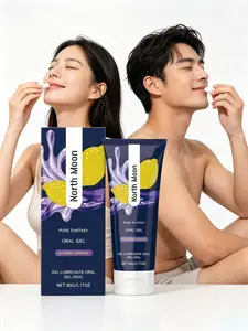 North Moon Flavored Oral Gel 90g, Intimate Comfort Cream,Blueberry Lemonade Taste, Water-Based Gentle Lube