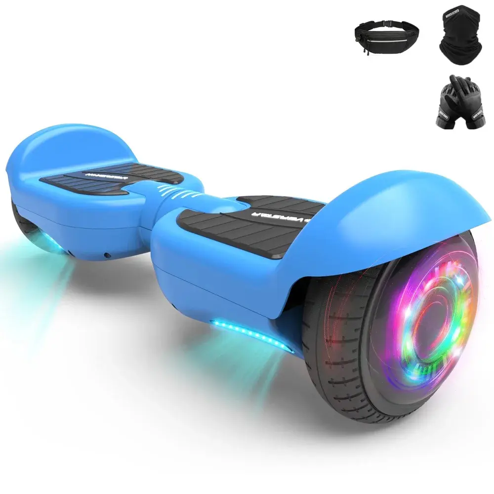 Hover Star 6.5" Two-Wheel Self Balancing Electric Scooter with LED Lights - Compact Design & Advanced Self-Balancing Technology for Easy Use