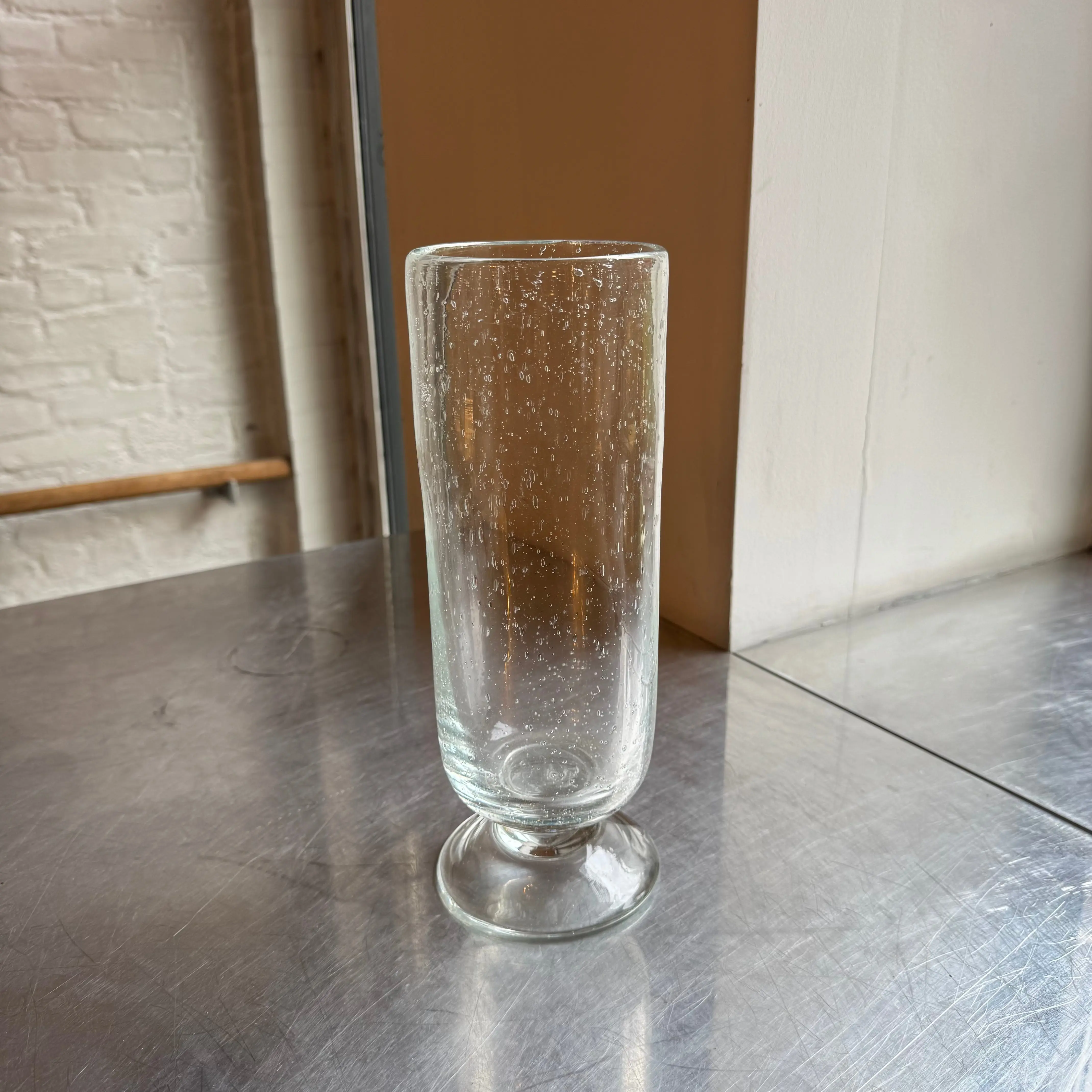 Vintage Clear Bubble Vase