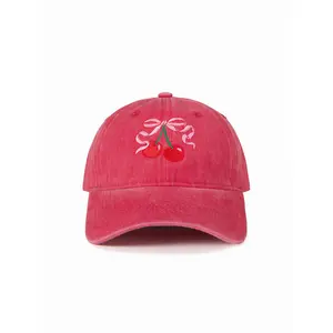 Cider BOWKNOT & CHERRY BASEBALL CAP