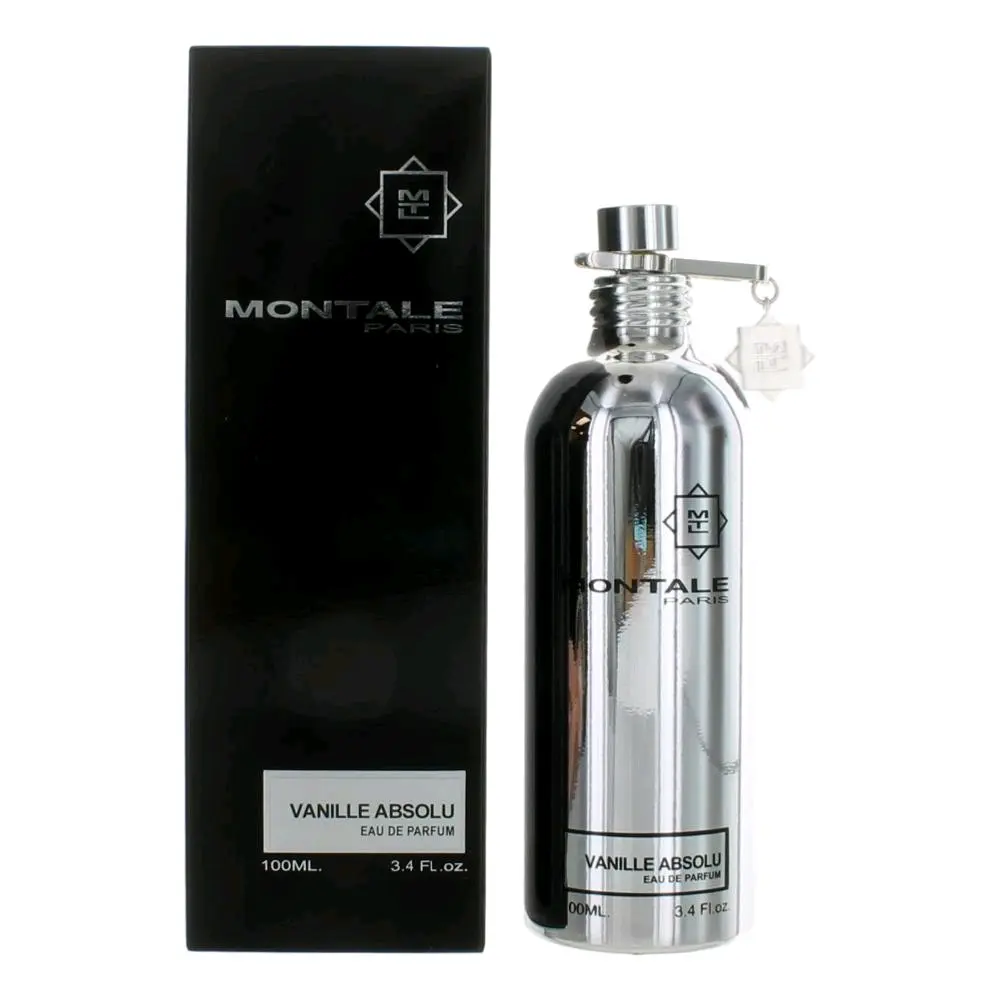Montale Vanille Absolu Eau de Parfum for Women, Deep and Authentic Vanilla Fragrance, 3.4 oz / 100 ml EDP Spray, Vanilla Perfumes, Vanilla Perfume