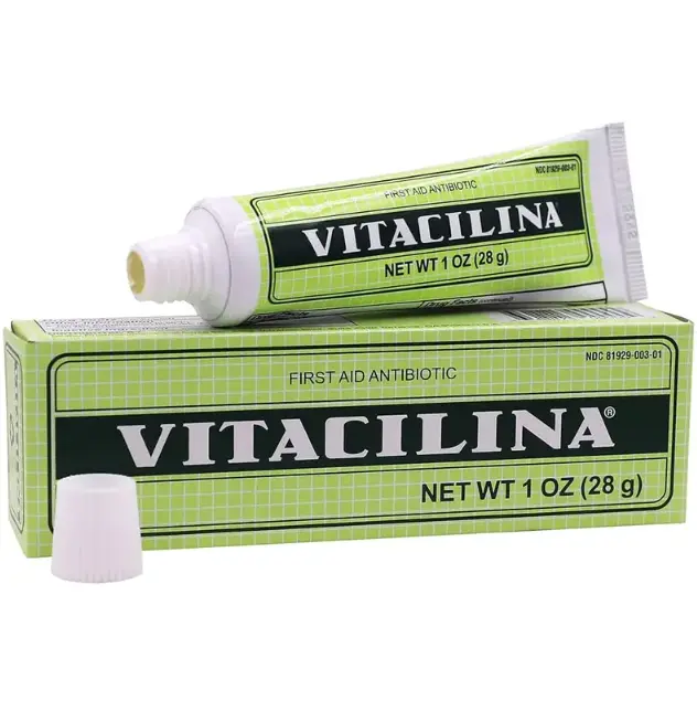 Vitacilina Menthol Mint Moisturizing Ointment - Cream-Form Skincare Treatment, 28G (1oz) Hydrating Moisturizer