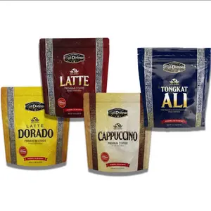 Cafe Divina Premium Coffee Variety Pack - Latte, Latte Dorado, Cappuccino & Tongkat Ali - US Origin
