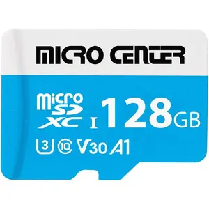 128GB microSDXC Card, - Compatible  SD Card, UHS-I C10 U3 V30 4K UHD Video A1 Flash Memory Card with Adapter (128GB) for Tablet