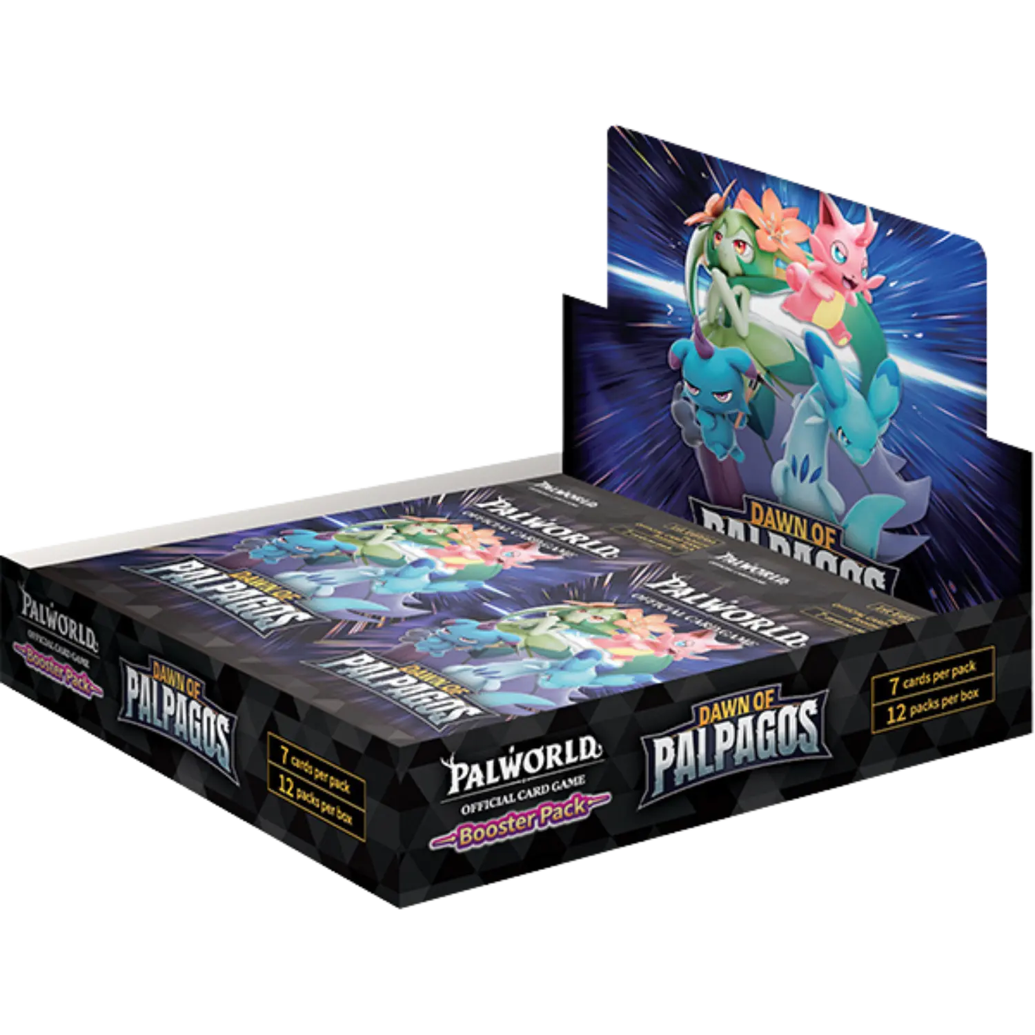 Palworld TCG BP01 Dawn of Palpagos First Edition Booster Box - 12 Booster Packs