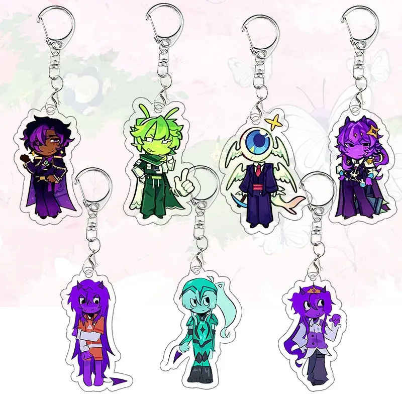 Unstable Universe PrinceZam Acrylic Keychain, LettuceK & Wemmbu Charm, Acrylic Keyring, Gift for Fans