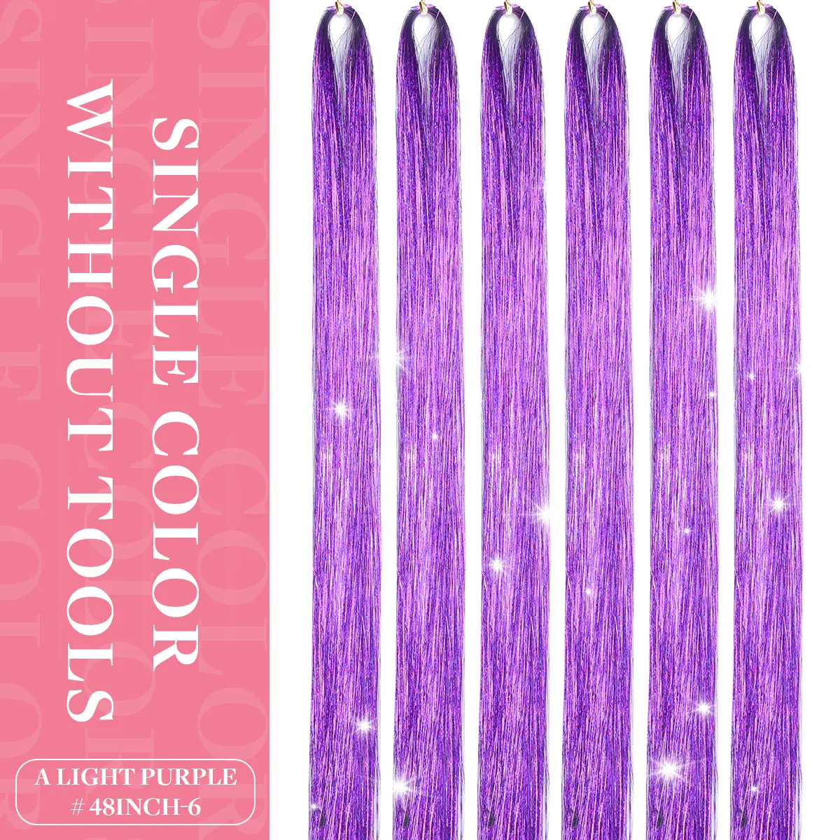 Only Tinsel Witout Tools- Light Purple