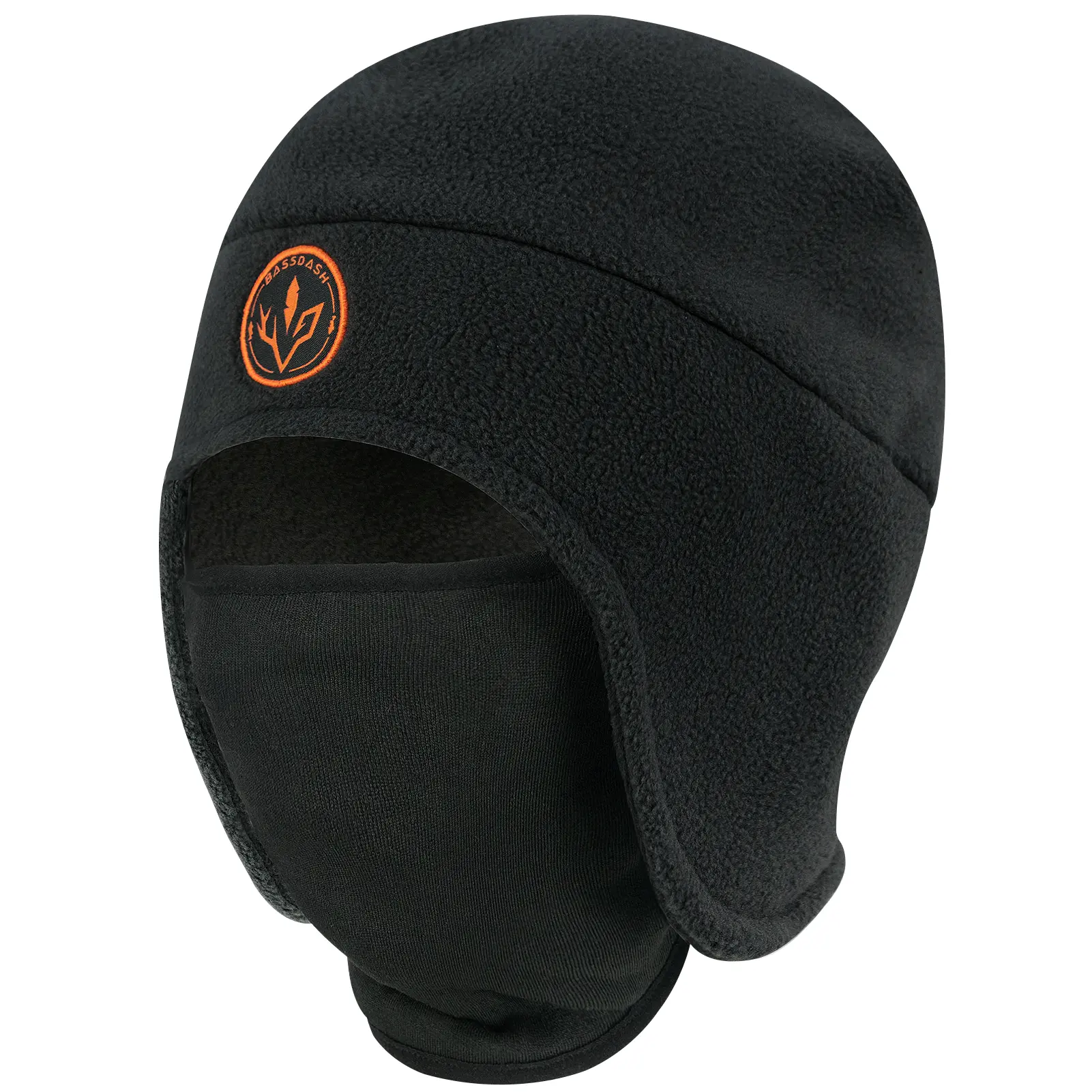 BASSDASH Soft Fleece 2-in-1 Hat with Ski Mask Ear Flap Fishing Hunting Beanie for Men Women Cold Weather BASSDASH Soft Fleece 2-in-1 Hat with Ski Mask Ear Flap Fishing Hunting Beanie for Men Women Cold Weather