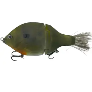 Bluegill 6 inch Glide Bait Fishing Lure with Realistic Design and Durable Hooks /50