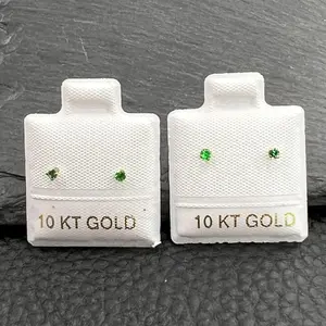 10K Gold Newborn Kids Stud Earrings 2mm - Birthstones Gifts Jewelry - Anniversary Birthday elegant casual for everyday wear