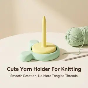Avocado Style Rotating Yarn Winder, Cute and Unique Thick Yarn Storage Tool, Coiling Axis for Knitting Supplies, Yarn Crochet, Organize Your Yarn Effortlessly