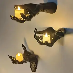 Gothic Devil Hand Statue Halloween Decor
