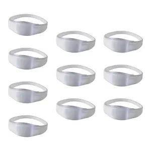 10pcs Glowing Bracelets with Flashing Light Effect Voice Activated Wrist Bands
