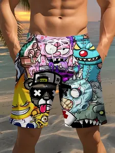 Kids Graffiti Monster Swim Trunks | Quick Dry