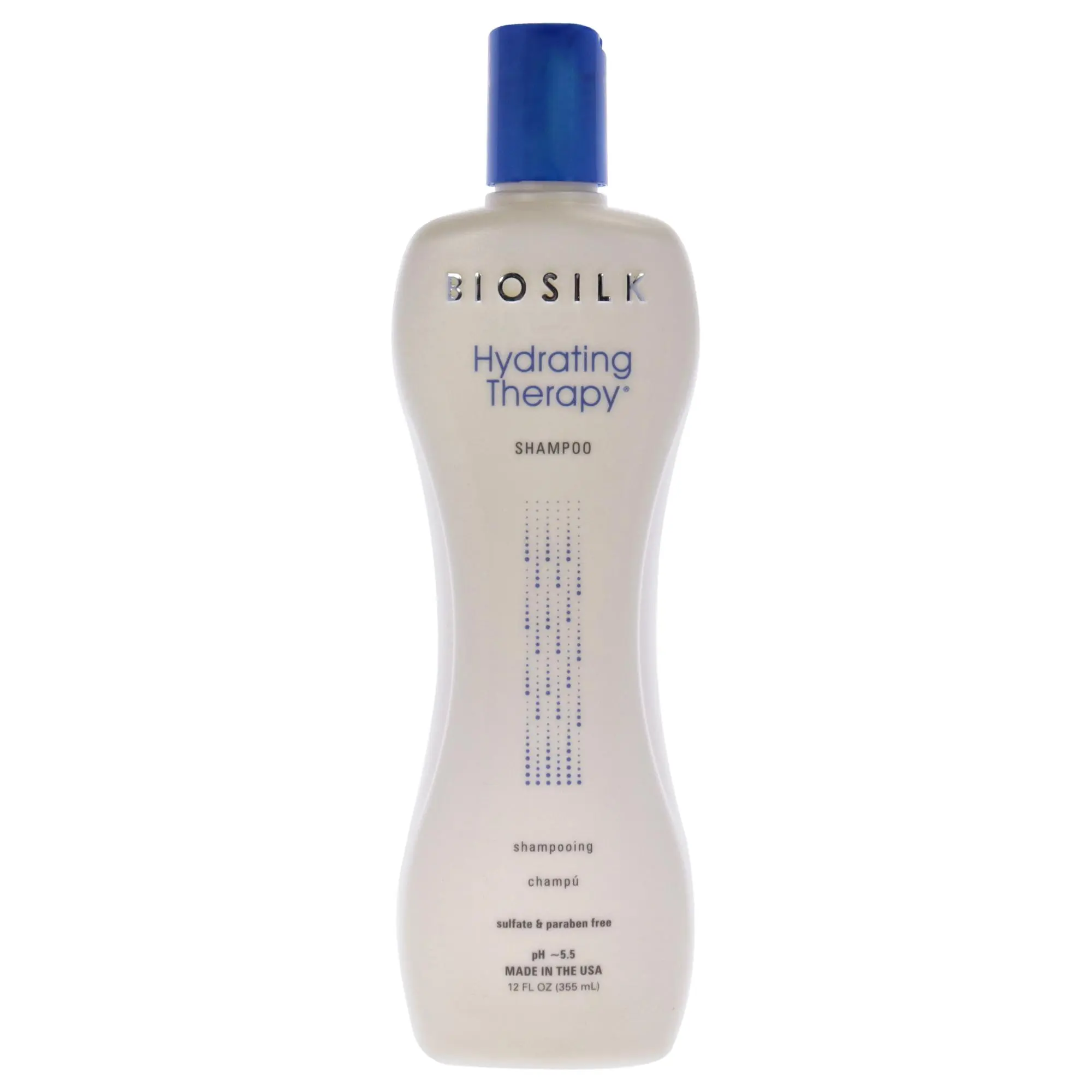 Unisex Biosilk Hydrating Therapy Haircare Shampoo - Moisturizing Cleanser with Moisturizer Formula, Hydrates for Regular Use - 12 fl oz