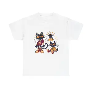 Pete the Cat Cartoon Funny T-Shirt - Graphic Tee – Unisex S-5XL – Menswear & Womenswear – Streetwear Tops – Casual Cotton Crewneck Shortsleeve T-shirt