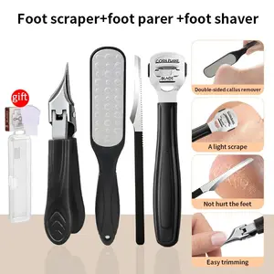 Professional Pedicure Tool Set 6 Pieces, Home Essential Foot Care Kit, Includes Nail Clippers and Callus Remover, Home Spa Equipment, Foot Care Product, Perfect Gift Idea