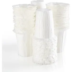 i Cafilas 100 Pcs Disposable Filters Paper K Carafe Filter Cups K Carafe Pods Compatible with kerig 2.0 machine pod Tea Coffee