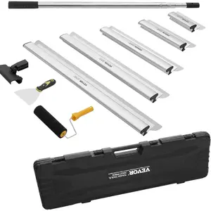 VEVOR Skimming Blade, 40 inch Smoothing Knife, European Stainless Steel Construction Knife, Aluminum Blade Profile Smoothing Knockdown Spatula for Gyprock/Drywall/Wall - BoardVEVOR Super Brand Day