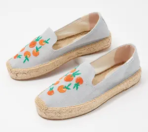 Soludos Woven Platform Slip-On Espadrilles