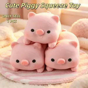 Cute Pig Squishy Toy, Soft Texture Stress Relief, Relaxing Fun Gift, High Aesthetic Creative Healing Present, Perfect for Family and Friends