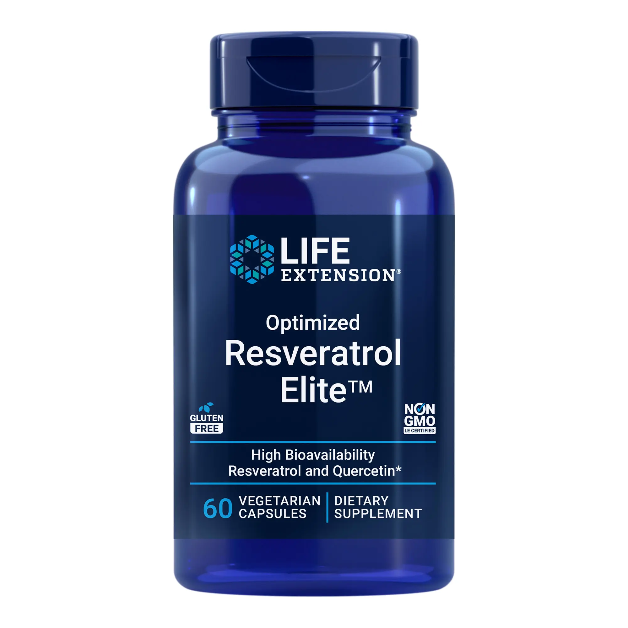 Life Extension Optimized Resveratrol Elite™ 60 Vegetarian Capsules