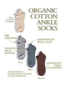 Organic Cotton Ankle Socks