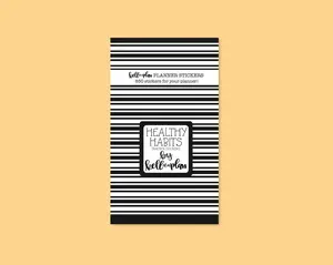 Healthy Habits Tracker Stickers Sticker Book