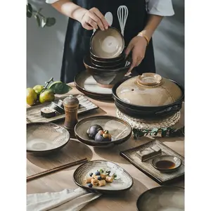 Household Purple Sand Kiln Turned Into Dishes Set