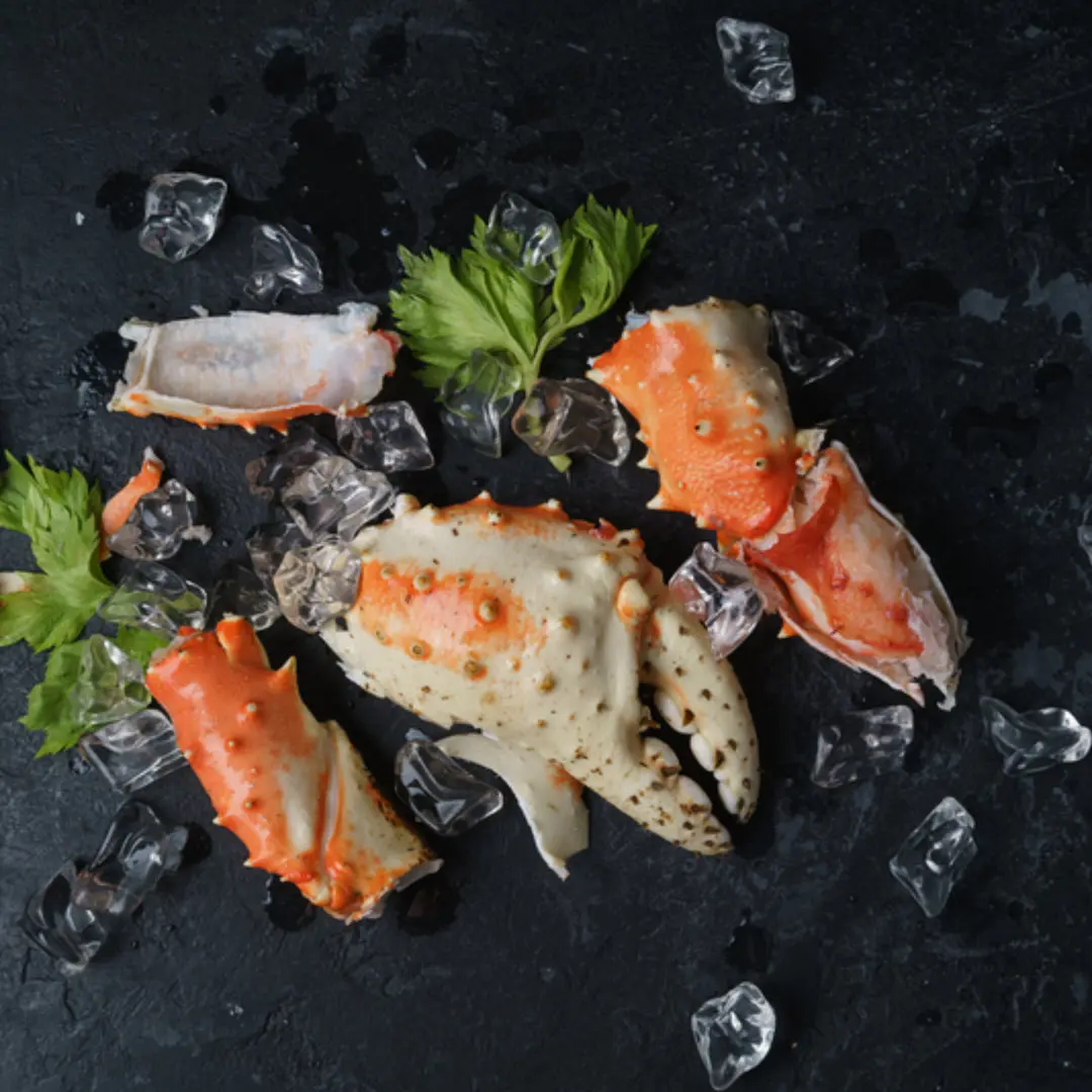 Alaskan King Crab Leg Pieces – Premium Arctic Seafood with Sweet White Meat | Gourmet Seafood for Luxury Dining