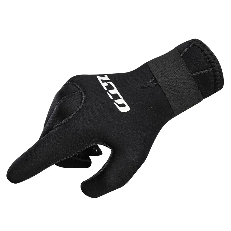Adults' 3mm Thermal Wear Diving Gloves, Cold Water Wetsuit Gloves with 90% Scr Neoprene, Anti-Slip Textured Palm, Wear-Resistant for Swimming Fishing