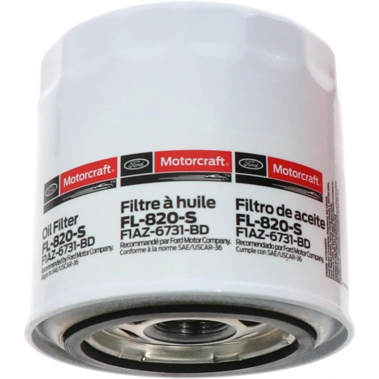 Motorcraft FL-820-S Oil Filter, Original Equip. Lincoln Vehicle-Specific Steel-Constructed OE Standard Engine Filter