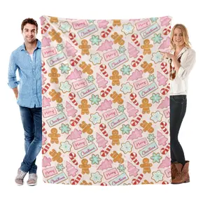 Eyesoul Christmas Blanket - Stylish and Cute Christmas Snow Blanket and Throw - Christmas Decor for Bedroom or Living Room - Soft and Plush - 50 x 60