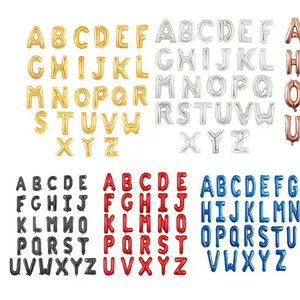 7 Colors - 16 inch Letter Foil Number  Red Pink Blue Black Rose Gold Silver Gold Numbers Floating  Birthday Party Wedding Anniversary New Year Eve Count Down Graduation Wild One Grad Bride Mr Mrs christmas  0 Balloon Multicolor decor prop