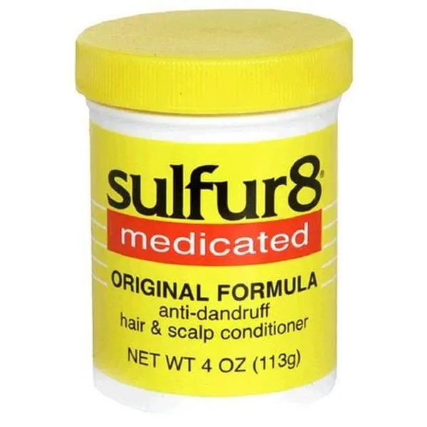 Medicated Anti-Dandruff Conditioner with Sulfur for Dandruff Treatment and Itchy Scalp Relief, Hydrating Hair and Scalp Moisturizer for All Hair Types, 4 oz, Haircare, Hydrate, Sulfur 8, Nourishing Conditioner Cream, Burning, 4Oz, None, Hair And Scalp Con