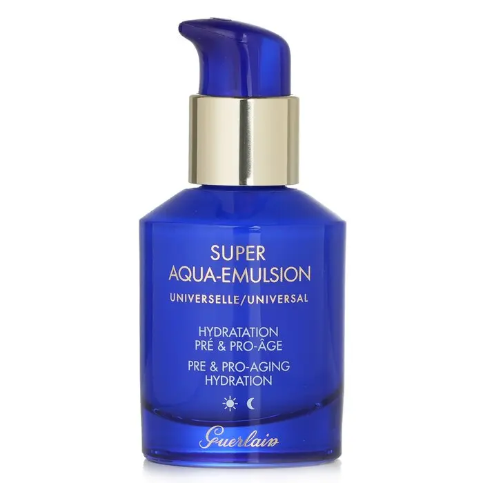 Guerlain Super Aqua Emulsion - Universal Facial Moisturizer with Soothing Floral Fragrance, 50ml-1.6oz, Moisturizers