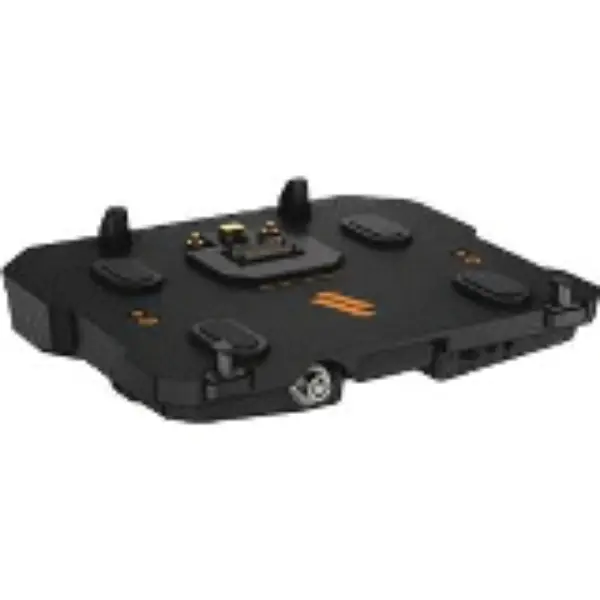 Havis DS-TAB-401 Docking Station & Tablet Case, Solid Plastic Computer Accessories for 11 in. Pro Tablet, Black Covers with LPS-184 DC Power Supply for iPad Users