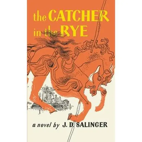 Used The Catcher in the Rye - J.D. Salinger Fiction Book, 0.42 lbs Brilliant Funny Meaningful Novel, Clean Pages, Easy-Carry Mass-Market Paperback, Very Good Condition English Book by Little Brown and Company