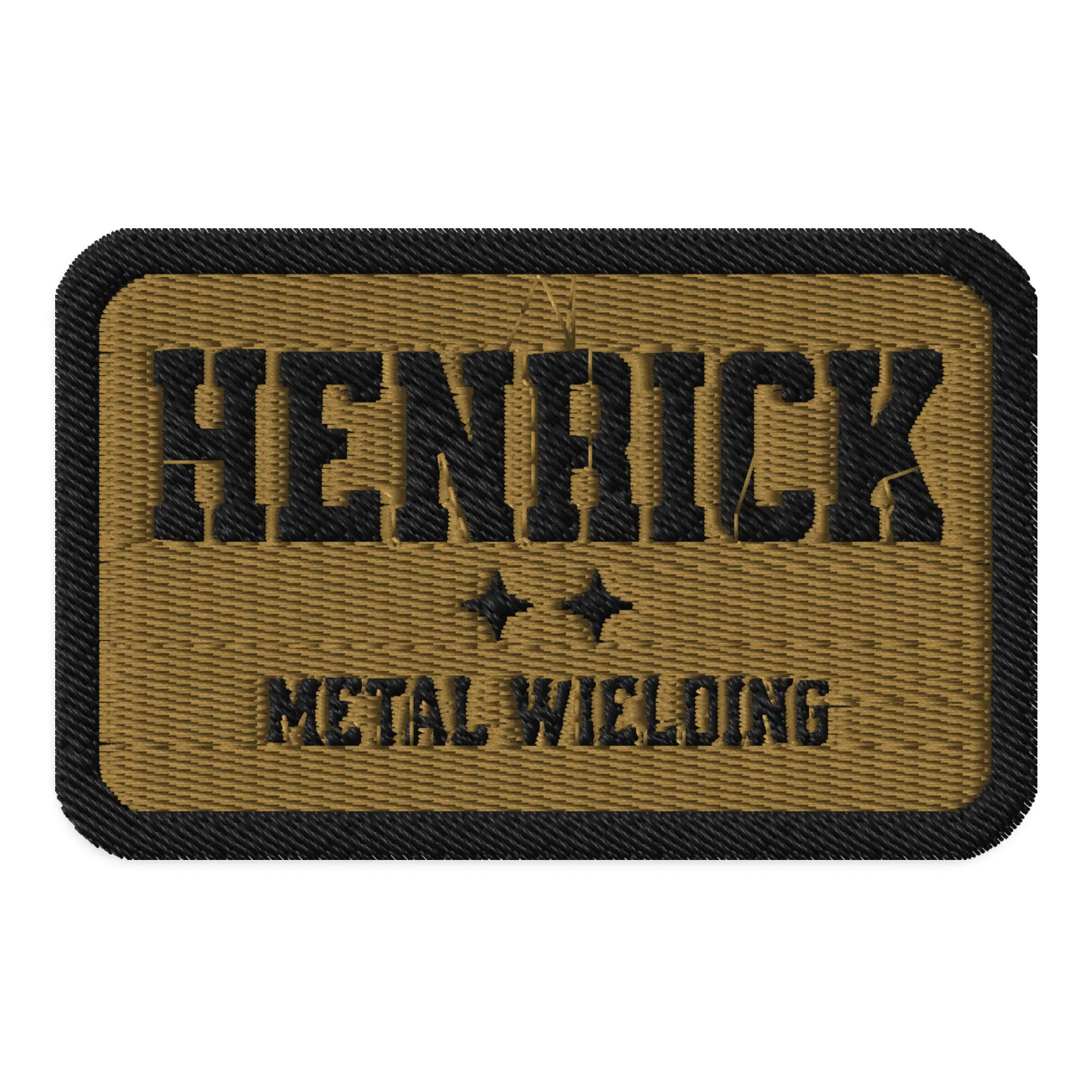 Henrick Embroidered Name Tag