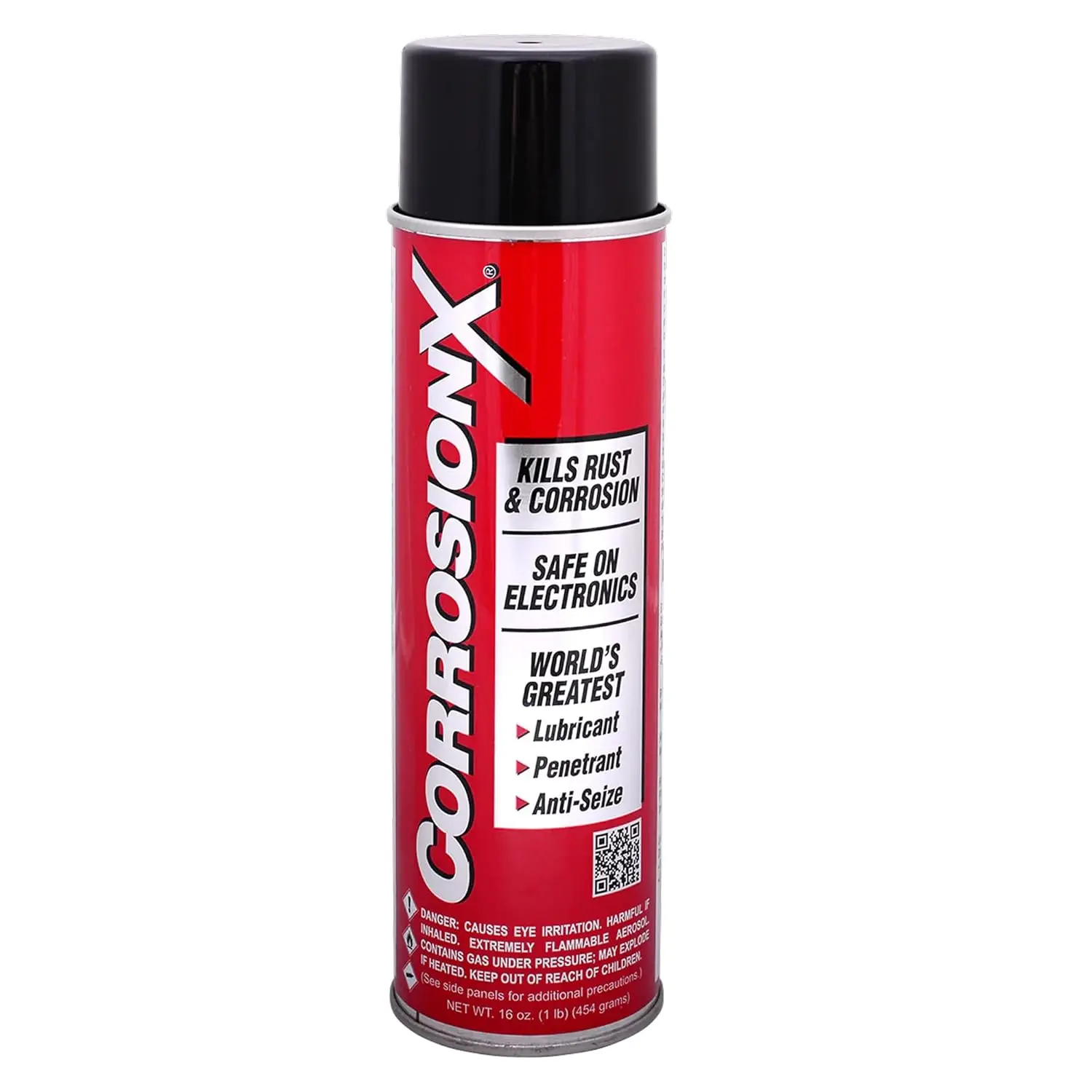 Rust Inhibitor, Industrial-Strength Dielectric Corrosion Prevention, Lubricant & Penetrant for Marine, Automotive, Electronics & RV Use, Protects Bolts, Cables, Engines, Parts, 16oz Aerosol