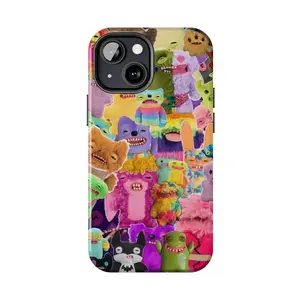 JIACC Fuggler Funny Ugly Bear Phone Case Quirky Plush Creature STYLE 5-8 for iPhone 17 16 15 14 13 12 11 Pro Max X XS & Samsung Galaxy S21–S25 Plus Ultra