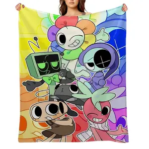 Dandys-World-Flannel Throw Blanket for Girls Boys- Ultra Soft, Anti-Shrink & Wrinkle-Resistant ,Quick-Dry, Machine Washable Cozy Throw ,Perfect Gift for Kids Adults A-24