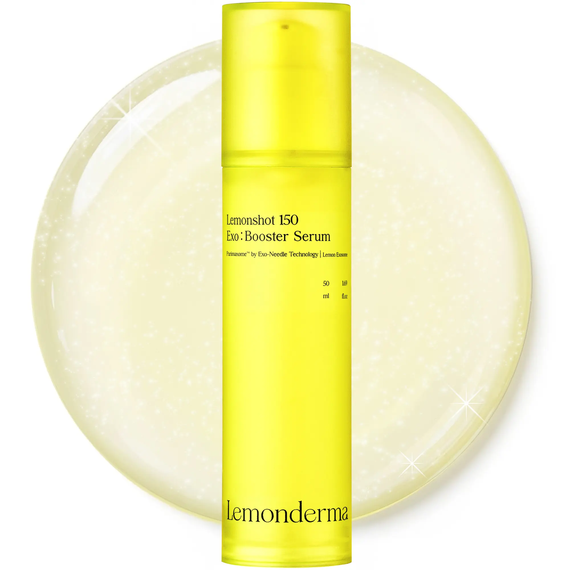 Lemonderma Lemonshot 150 Painless Vegan Spicule Serumㅣ100M Lemon Exosome & Vitamin C for Glass Skin Radiance & Pore TighteningㅣKorean Pharmacy Skincareㅣ1.69 fl oz