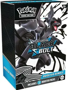 Pokemon Scarlet and Violet Black Bolt Booster Bundle - 6 Packs Per Bundle