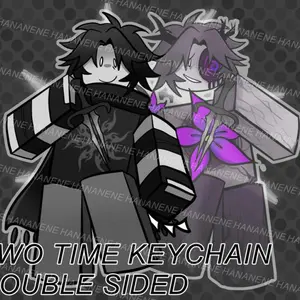 Roblox forsaken two time keychain